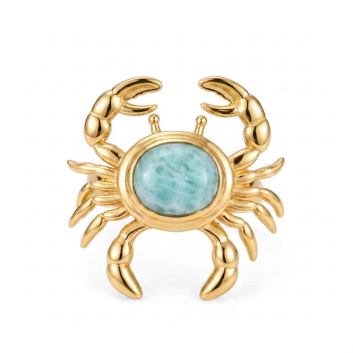 Batu Golden Crab Amazonite
