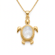 Batu Tortoise Necklace | Mother of Pearl