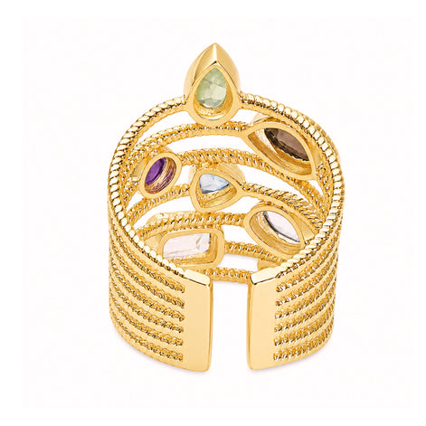 Signature Ring Stack | 7 Chakra